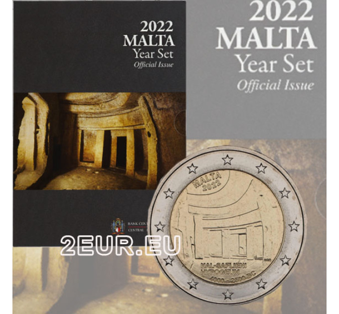 Malta 2 euroa BU 2022 - Hypogeum of Hal Saflieni
