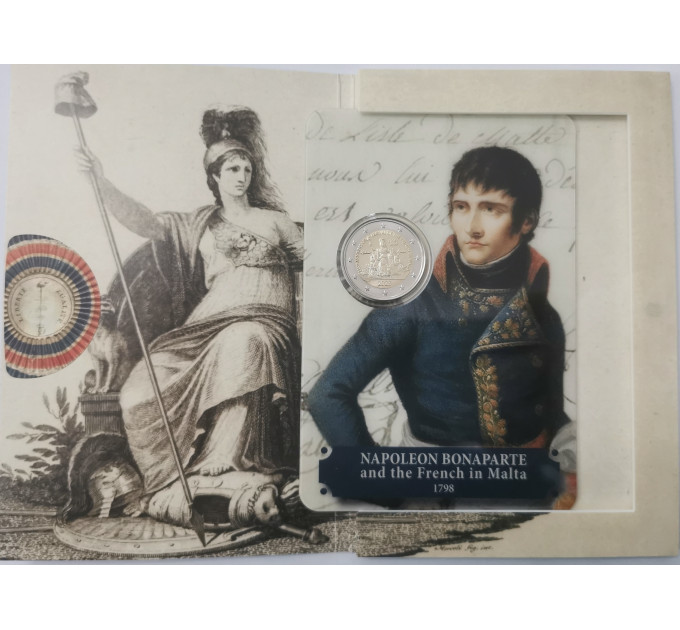 Malta 2 euroa BU 2023 - 225 vuotta ranskalaisten saapumisesta Maltalle - Napoleon Bonaparte