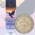 Malta 2 euroa BU 2017 - Solidaarisuus ja rauha  