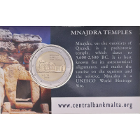 Malta 2 euroa BU 2018 - Mnajdra-temppelit