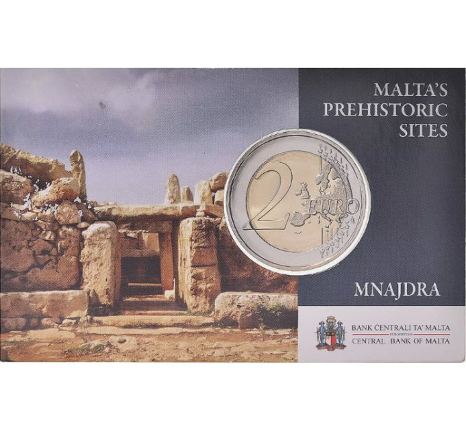 Malta 2 euroa BU 2018 - Mnajdra-temppelit