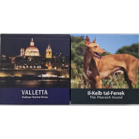 Malta 2 euroa proof 2026 – Valletta + Il segugio del faraone