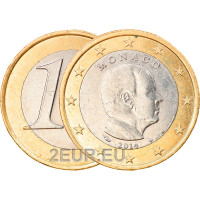 Monaco 1 euro UNC 2014 - Prinssi Albert II