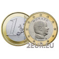 Monaco 1 euro UNC 2024 - Prinssi Albert II