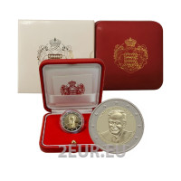 Monaco 2 euroa PROOF 2023 - 100 vuotta prinssi Rainier III:n syntymästä