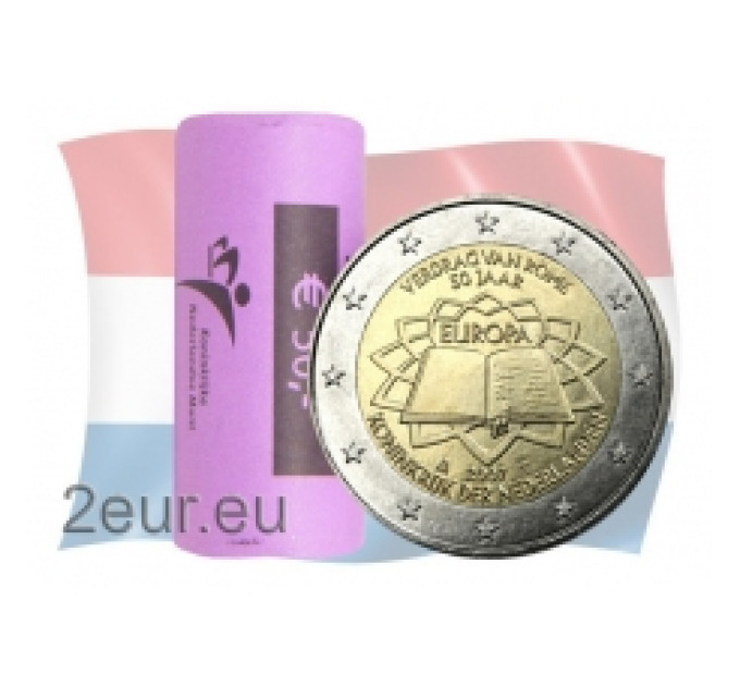 Alankomaat 2 euroa UNC rullaa 2007 - Rooman sopimus