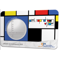 Hollanti 5 euroa UNC 2022 - Piet Mondriaan