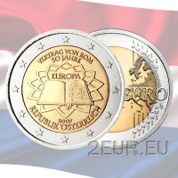 Alankomaat 2 euroa UNC 2007 - Rooman sopimus