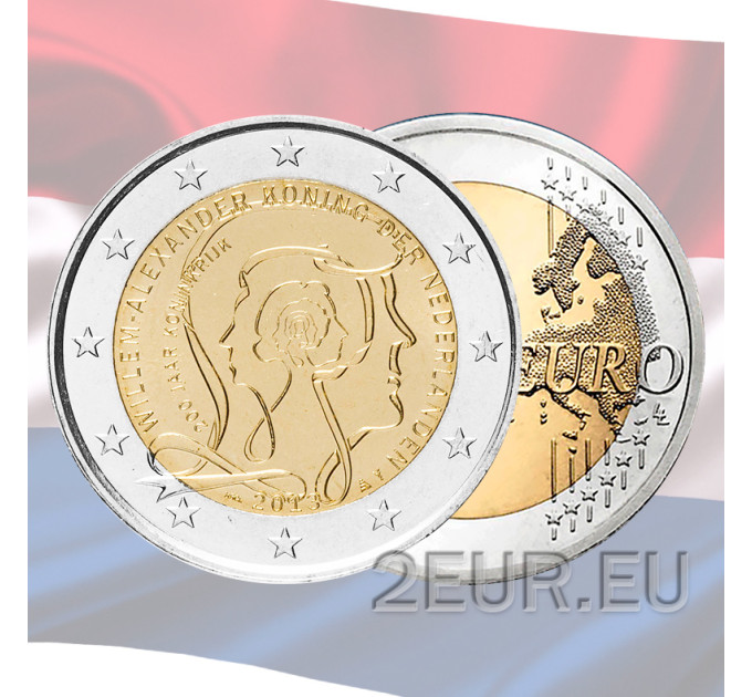 Alankomaat 2 euroa UNC 2013 - Alankomaiden kuningaskunnan 200-vuotisjuhla