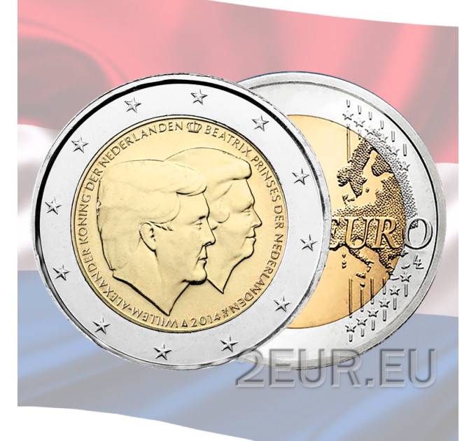 Alankomaat 2 euroa UNC 2014 - Alankomaiden kuningaskunnan 200. vuosipäivä