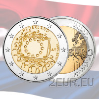 Alankomaat 2 euroa UNC 2015 - EU:n lipun 30-vuotispäivä
