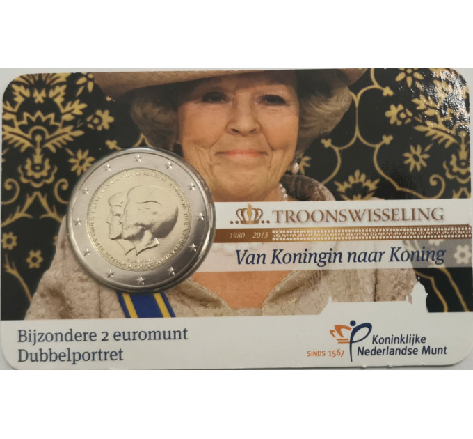 Alankomaat 2 euroa BU 2013 - "Beatrix ja Willem Alexander"  