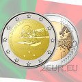 Portugali 2 euroa UNC 2022 - 100 vuotta ensimmäisestä Etelä-Atlantin lentomatkasta