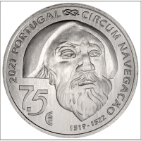 Portugali 7,5 euroa UNC 2021 - 5. vuosisata Ferdinand Magellanin maailmanympärimatkasta - Mactan 1521