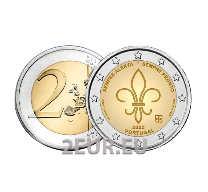 Portugali 2 euroa UNC 2025 - Maailman partio