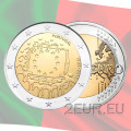 Portugali 2 euroa UNC 2015 - EU:n lipun 30-vuotispäivä