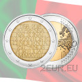 Portugali 2 euroa UNC 2018 - kansallisen painotoimiston 250-vuotisjuhla