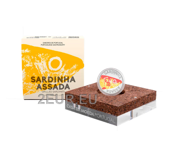 Portugali 10 euron hopea proof 2020 - Sardiinit