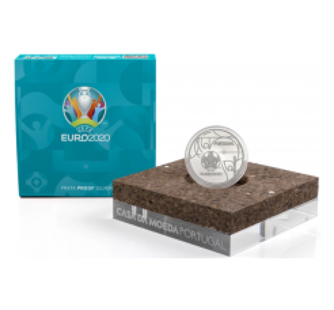 Portugali 2,5 euron hopea proof 2020 - Euro 2020