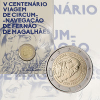 Portugali 2 euroa BU 2019 - 500 vuotta Magellanin ensimmäisestä maapallon kiertämisestä