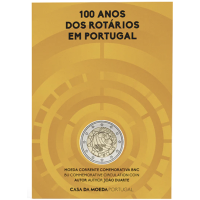 Portugali 2 euroa BU 2026 - Rotary-säätiön 100-vuotisjuhla Portugalissa