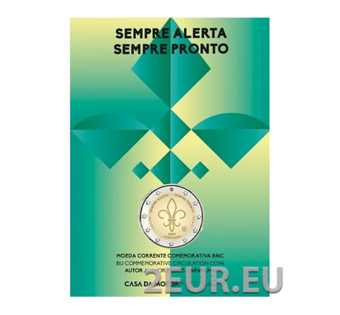 Portugali 2 euroa BU 2025 - Maailman partio