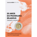 Portugali 2 euroa BU 2022 - 35 vuotta Erasmus ohjelmaa 