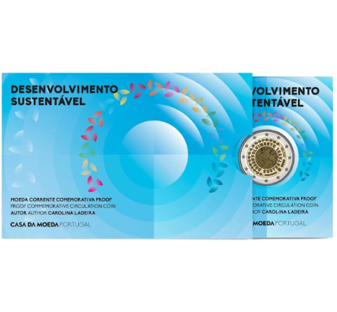 Portugali 2 euroa Proof 2025 - Kestävä kehitys
