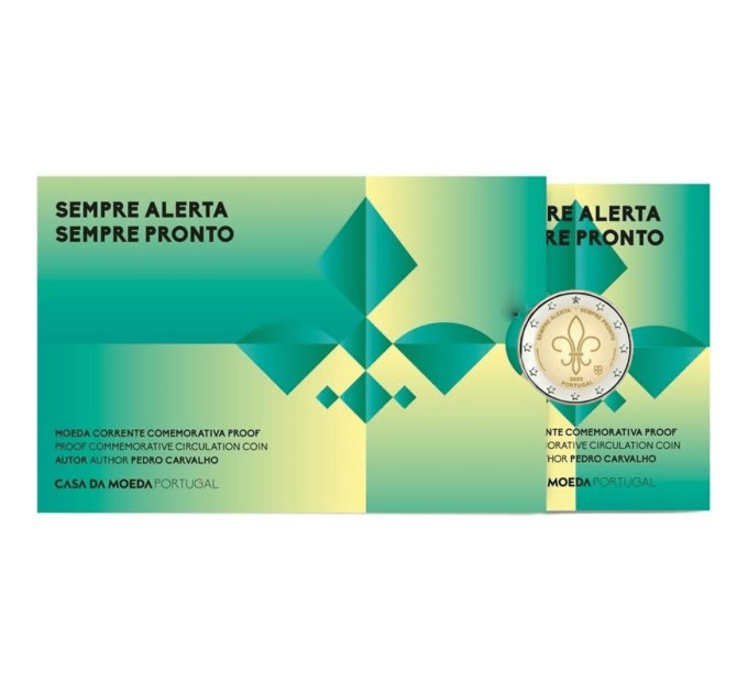 Portugali 2 euroa Proof 2025 - Maailman partio