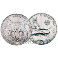Portugali 5 euroa UNC 2016 - Iberian Lynx