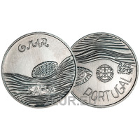Portugali 5 euroa UNC 2019 - Lapsen piirtämä meri
