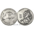 Portugali 5 euroa UNC 2022 - Dinosaurukset Portugalissa