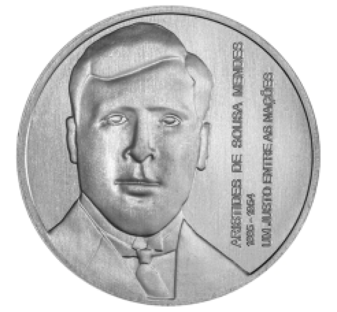 Portugali 5 euroa UNC 2021 - Aristides Sousa Mendes - Älä koskaan unohda
