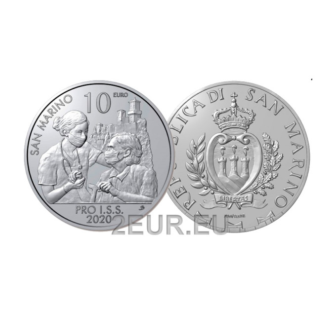 San Marino 10 euroa BU 2020 - Pro I.S.S
