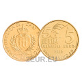 San Marino 5 euro UNC 2019 - "5G-matkapuhelinverkko"