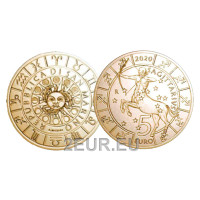 San Marino 5 euro UNC 2020 - "Horoskoopit - Jousimies"