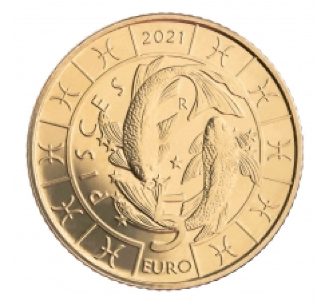 San Marino 5 euro UNC 2021 -  "Zodiac Kalat"