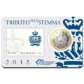 San Marino 1 EURO BU 2012 - 1 EURO + LEIMA