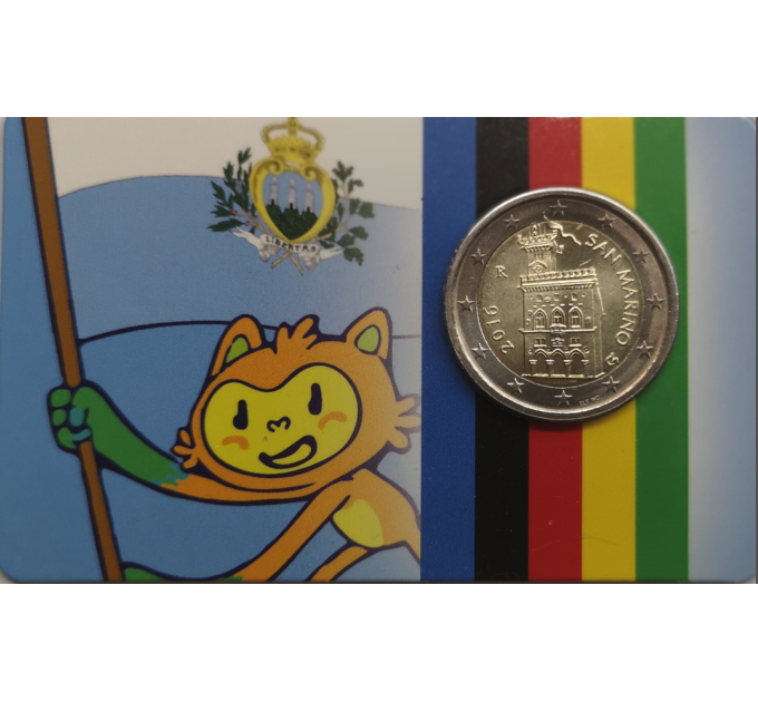 San Marino 2 EURO BU 2016 - OLYMPIA