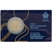 San Marino 2 EURO BU 2022 - 180 vuotta santarmijoukon perustamisesta