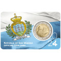 San Marino 2 EURO BU 2024 - San Marinon tasavallan lippu
