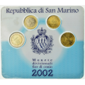 San Marino BU 2002 - 20+50 cent +1+2 euro