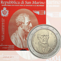 San Marino 2 euroa BU 2004 - Bartolomeo Borghesi