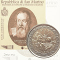 San Marino 2 euroa BU 2005 - Galileo Galilei