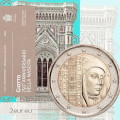 San Marino 2 euroa BU 2017 - 7750 vuotta Giotto di Bondonen syntymästä