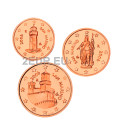 San Marinon 1,2,5 senttiä UNC 2006