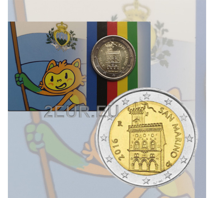San Marino 2€ BU 2016 - "maajoukkue" C/C