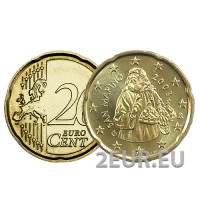 San Marino 20 senttiä UNC 2003