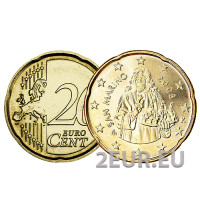 San Marino 20 senttiä UNC 2008