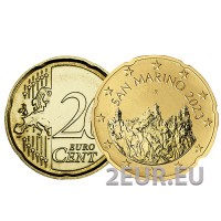 San Marino 20 senttiä UNC 2023